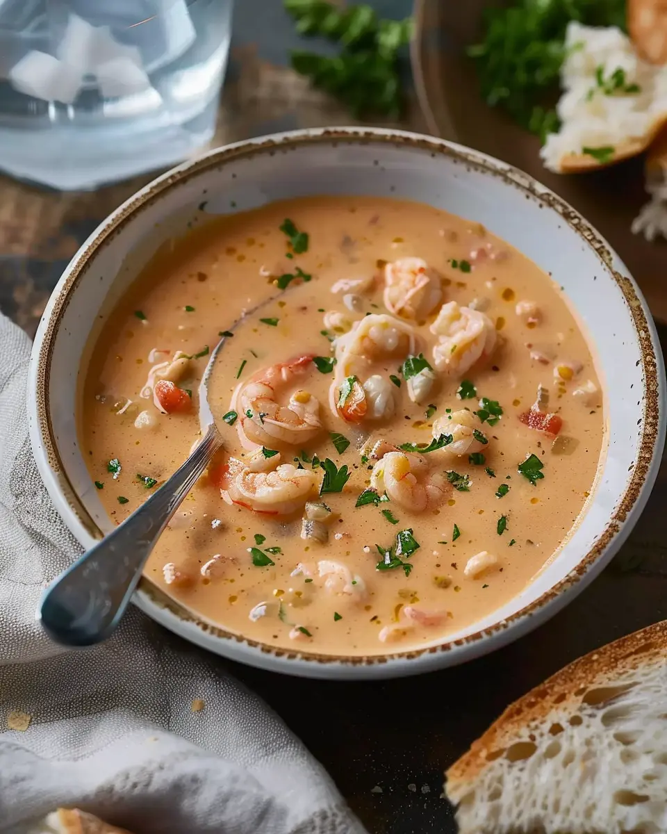 Creamy Shrimp and Crab Seafood Bisque Recipe: An Indulgent Delight