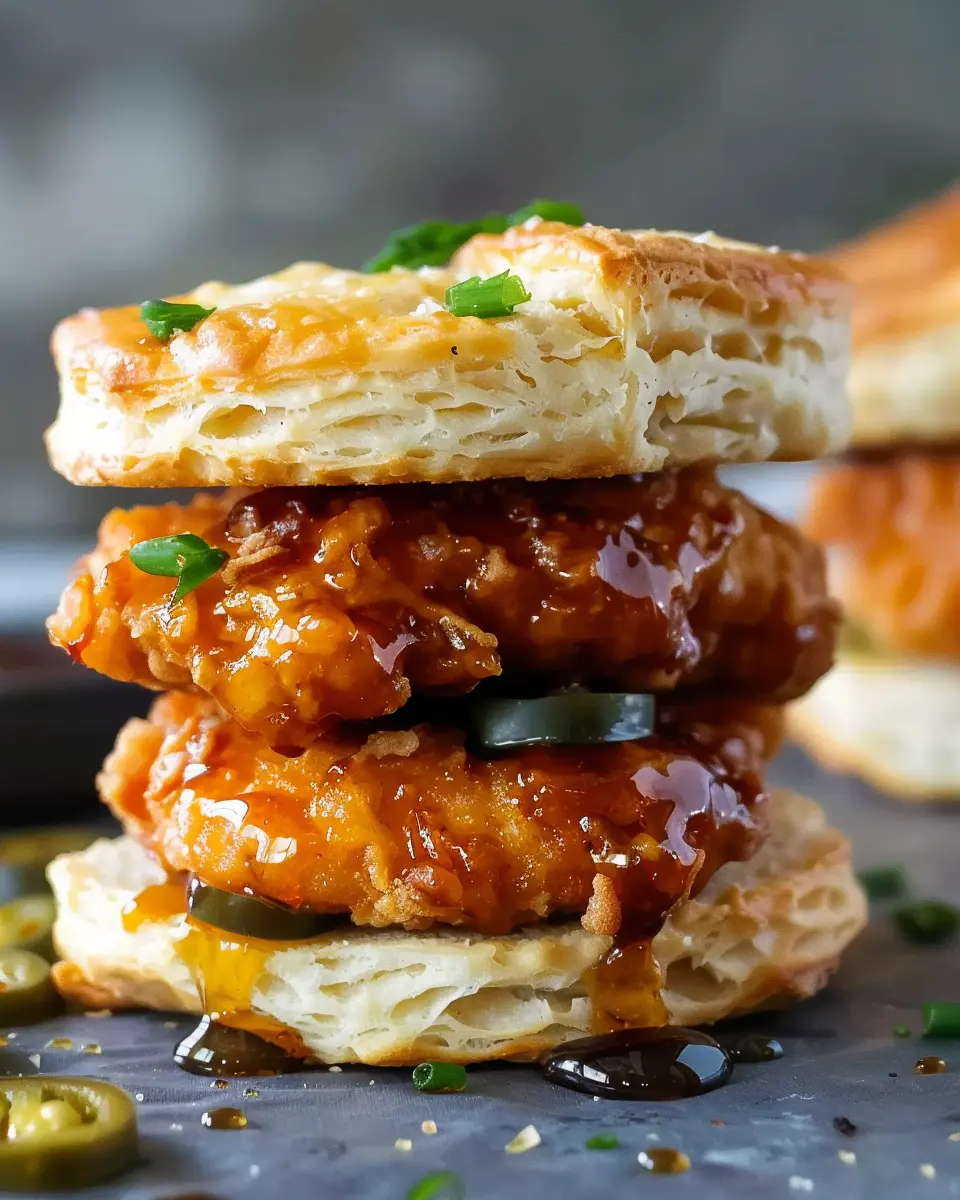 Hot Honey Chicken Biscuits: The Best Indulgent Comfort Food