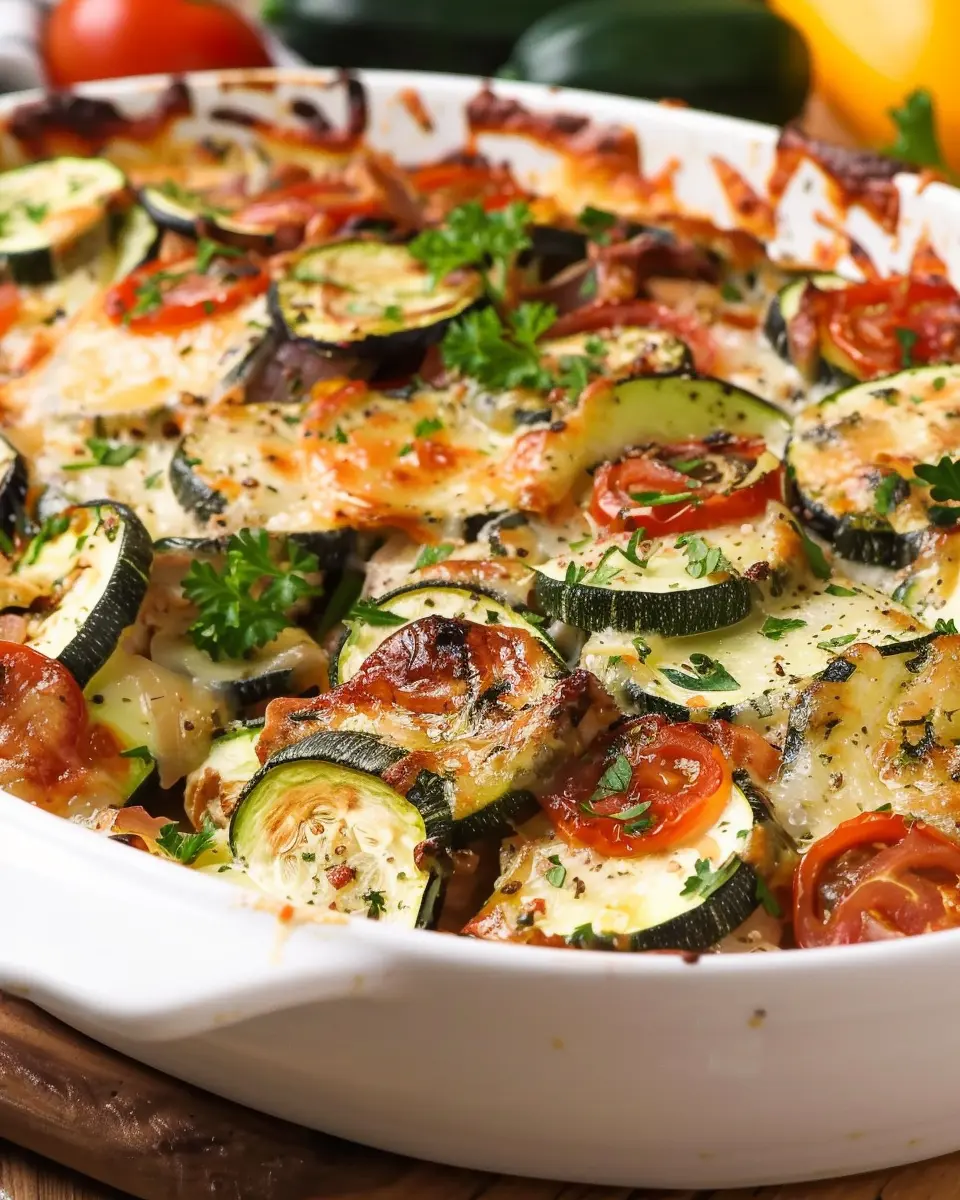 Tuscan chicken zucchini casserole: Easy and Delicious Family Meal