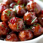 Best Christmas Cranberry Meatballs