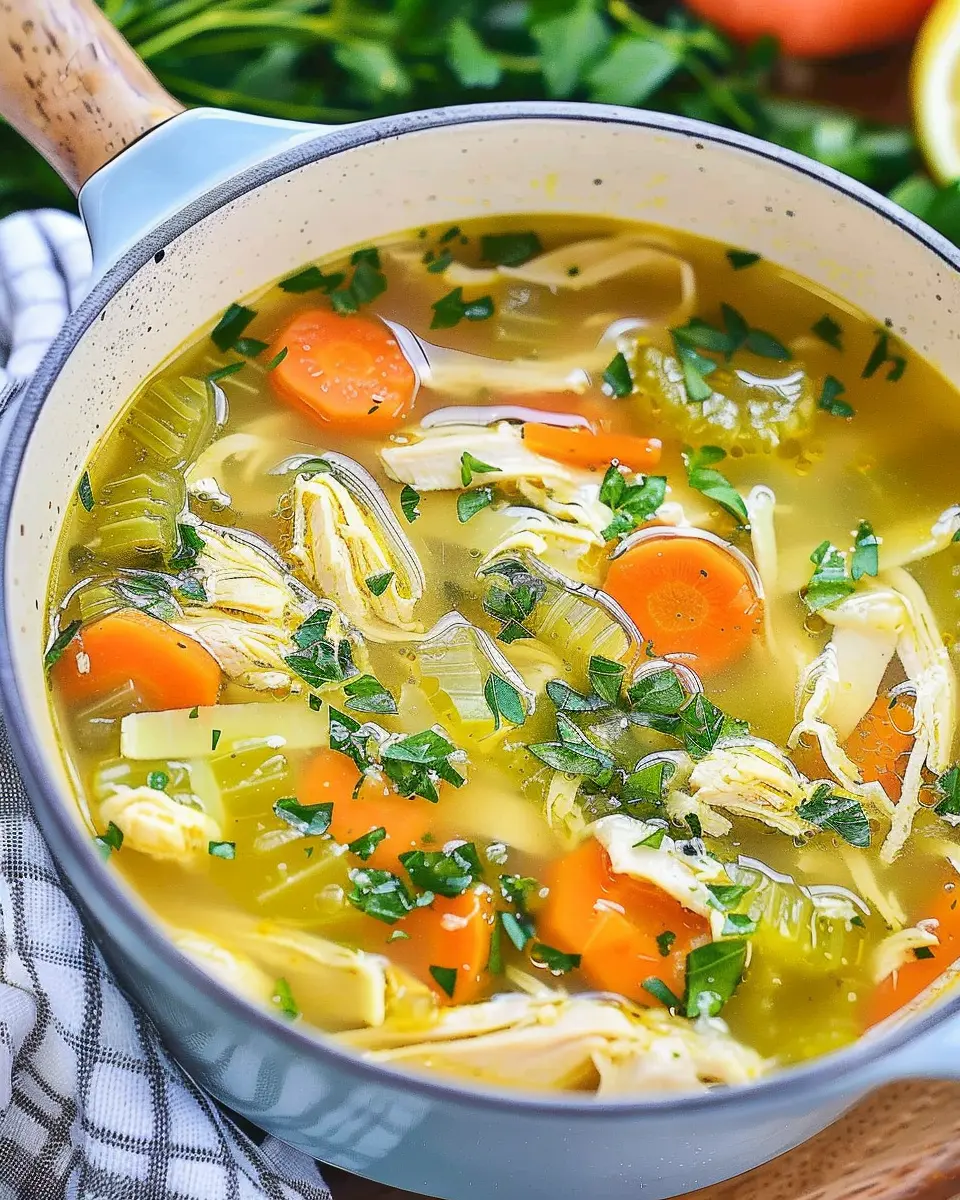 Healing Chicken Soup: The Best Comfort Food for Your Soul