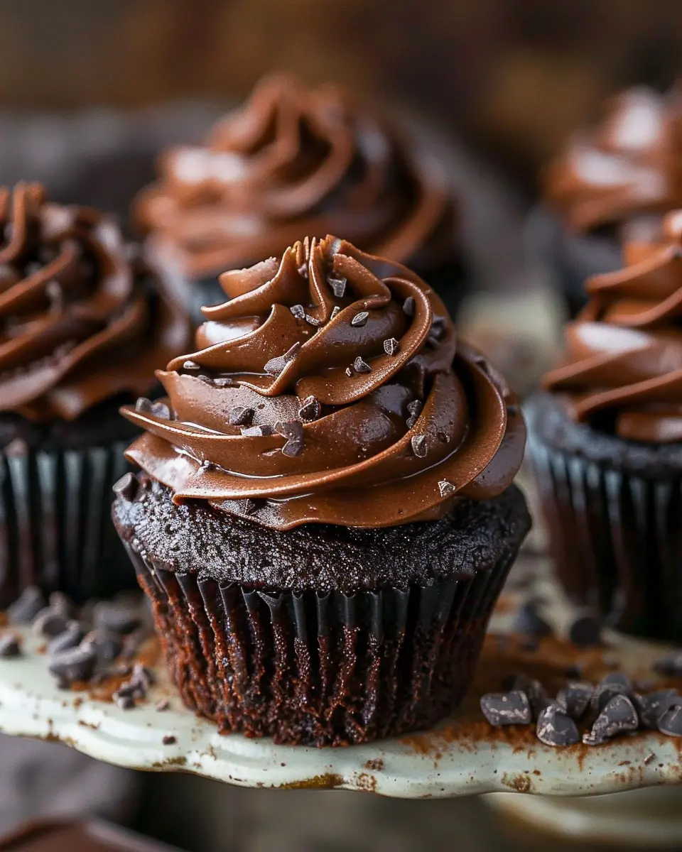 Homemade Moist Chocolate Cupcakes