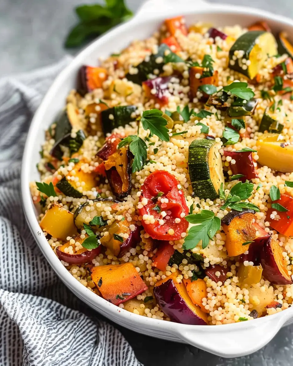 Flavorful Roasted Vegetable Couscous: The Best Comfort Dish