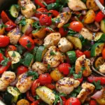 Mediterranean Chicken Stir Fry with Vegetables