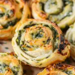 3-Ingredient Spinach Dip Pinwheels