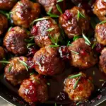 Best Christmas Cranberry Meatballs