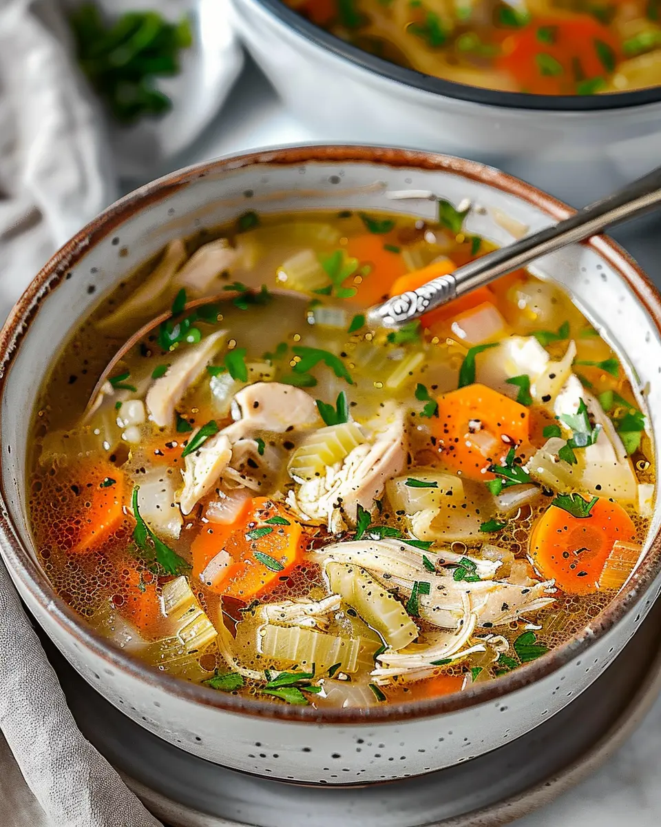 Chicken Soup Delight: Cozy, Comforting, and Simply Homemade