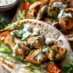 Sheet Pan Chicken Pitas with Herby Ranch