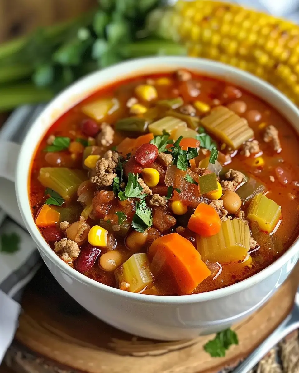 Cowboy Soup: Easy Comfort Food with Turkey Bacon and Chicken Ham