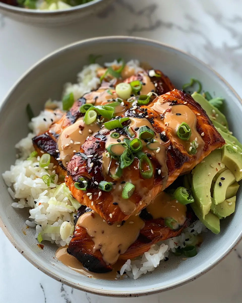 Honey Glazed Salmon Bowls: A Simple, Flavor-Packed Delight
