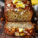 Hawaiian Banana Bread with Pineapple, Coconut, Macadamia Nuts