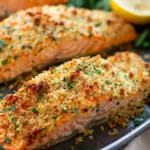 Baked Parmesan Crusted Salmon