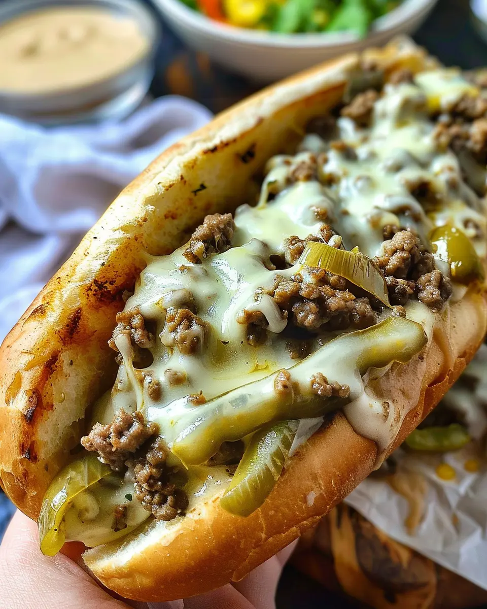 25-Minute Ground Beef Philly Cheesesteak