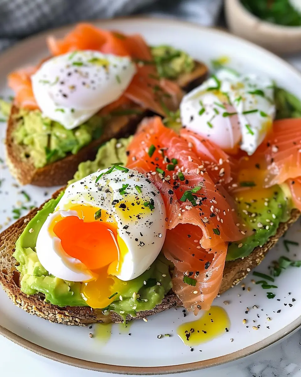 Smoked Salmon and Poached Eggs: The Best Avocado Toast Recipe