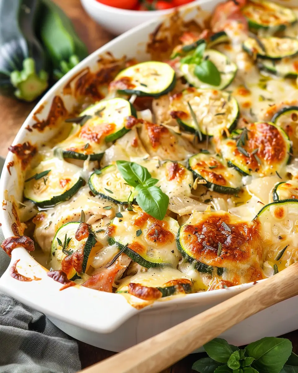 Tuscan Chicken Zucchini Casserole: A Healthy and Hearty Delight