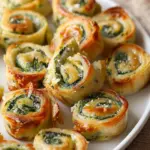 Spinach Dip in Bite-Sized Pinwheels