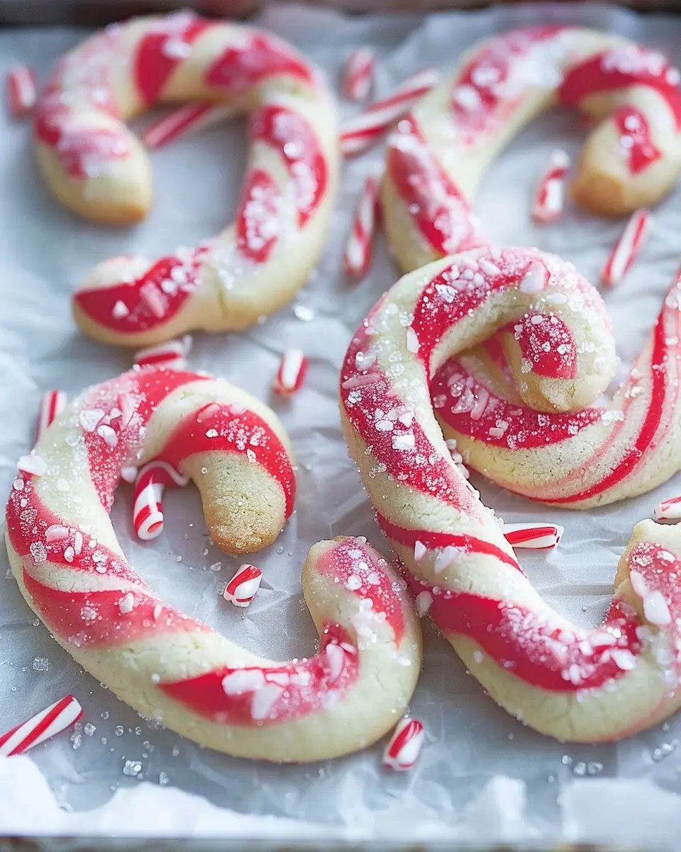 Candy Cane Cookies