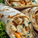 Quick Cheesy Chicken Wrap