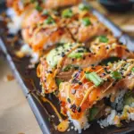 Salmon Sushi Bake