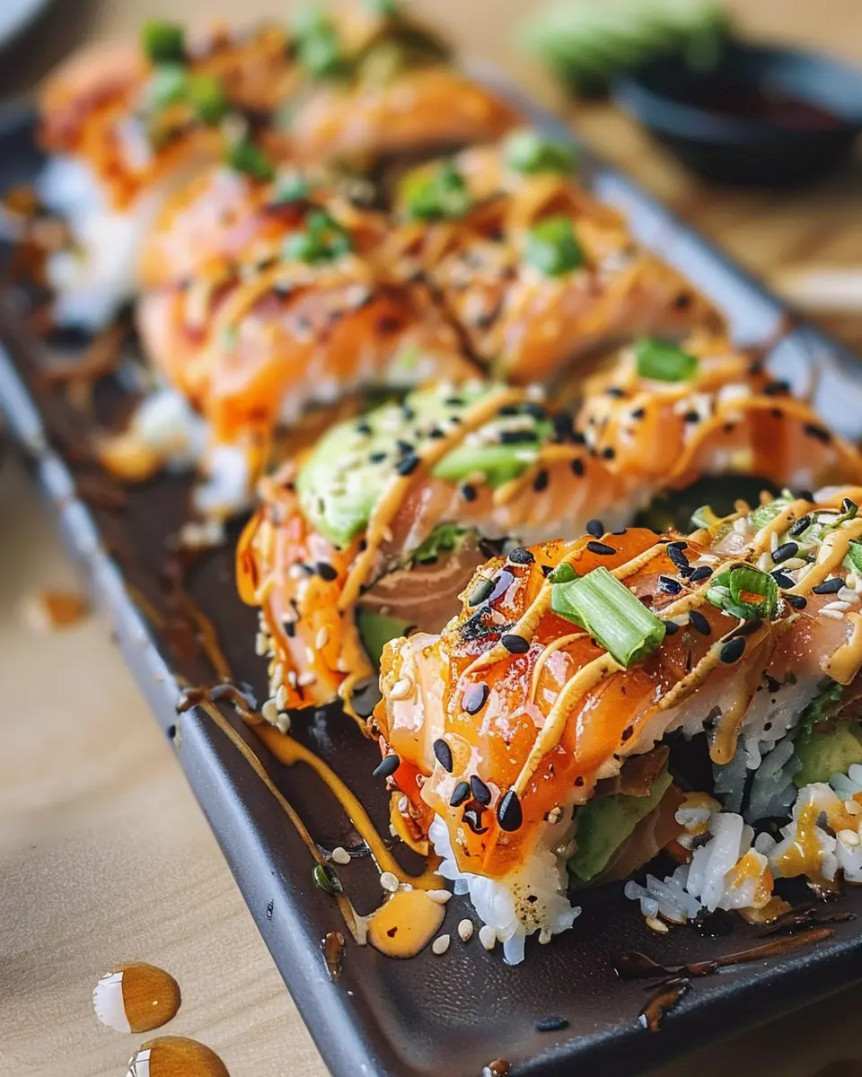 Salmon Sushi Bake