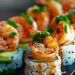 Spicy Shrimp Sushi Stacks