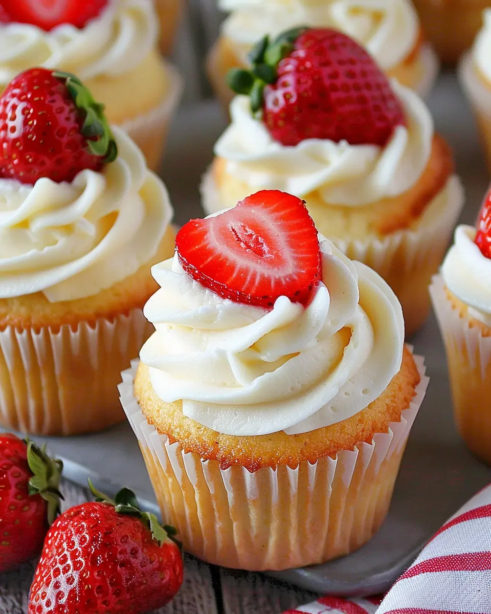 Strawberry Shortcake Cupcakes: Easy Indulgence for Everyone