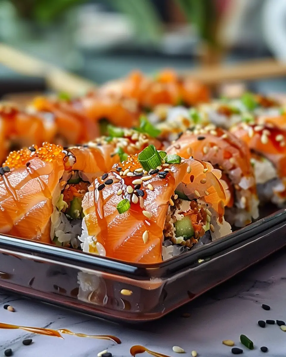 Salmon Sushi Made Easy: A Delicious Twist on Homemade Rolls