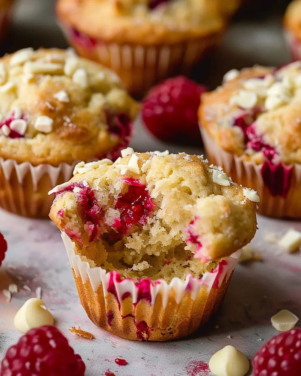 White Chocolate Raspberry Muffins: Easy Indulgence for Home Bakers