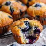 Greek Yogurt Blueberry Muffins