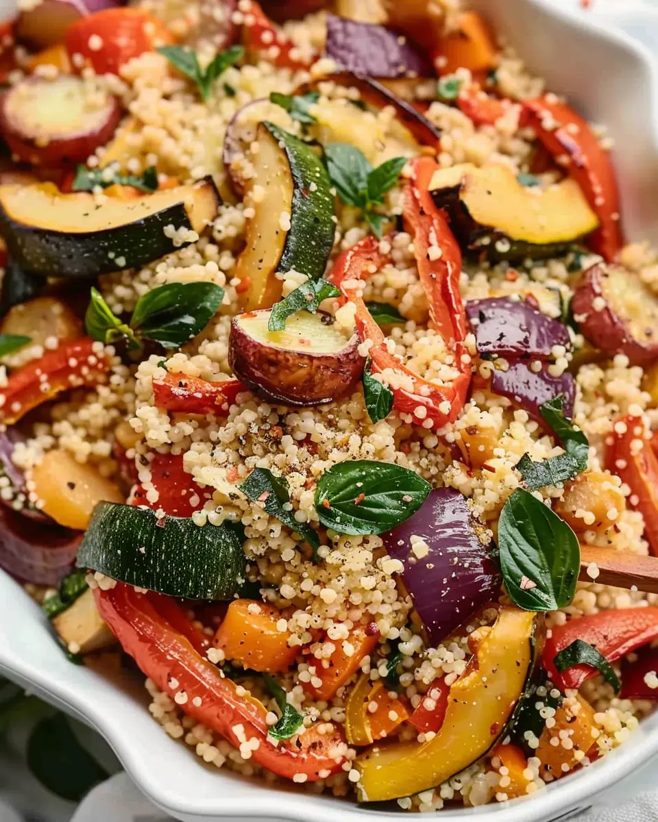 Roasted Vegetable Couscous: A Nutritious and Easy Delight