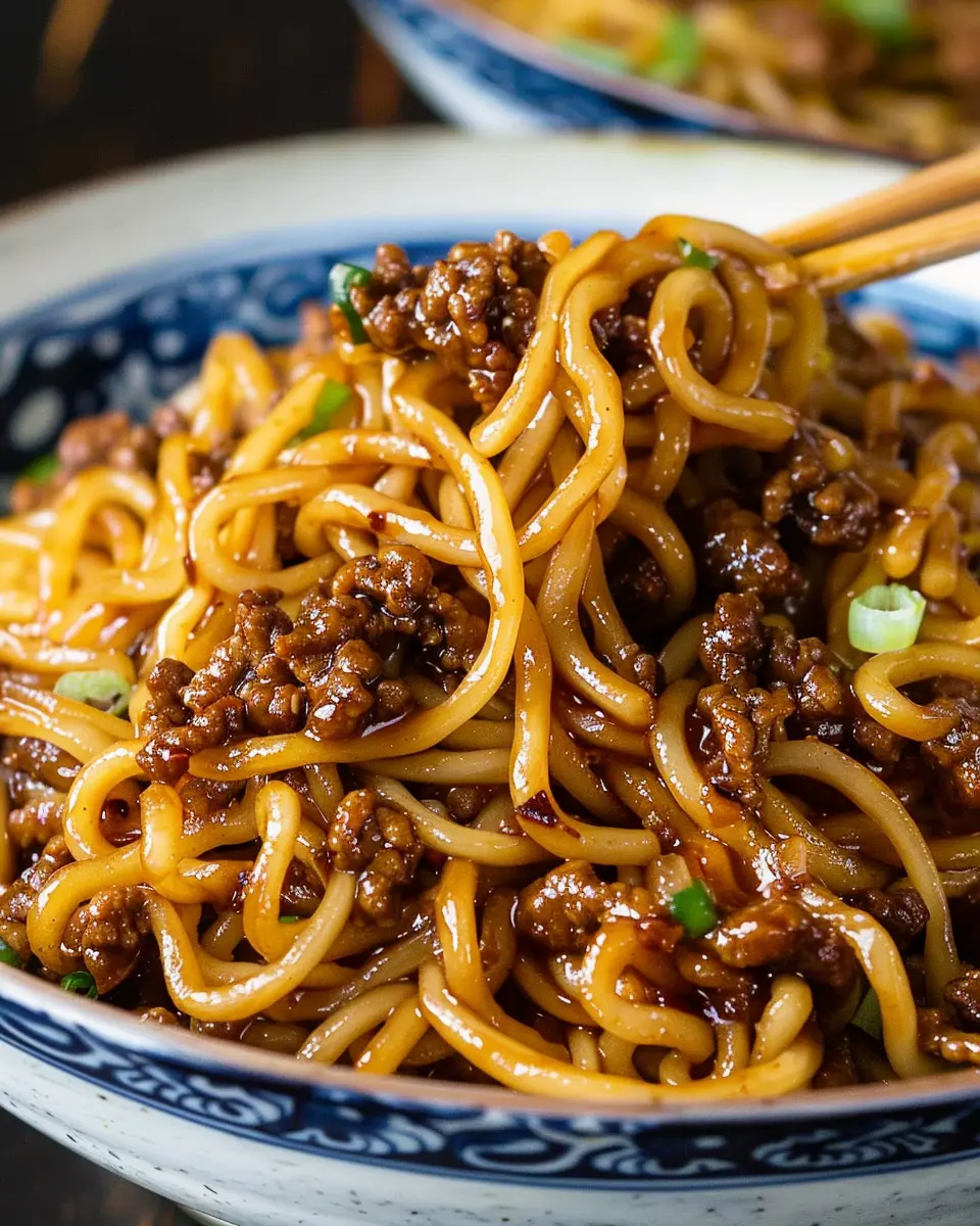 Mongolian Ground Beef Noodles: Easy Weeknight Comfort Food