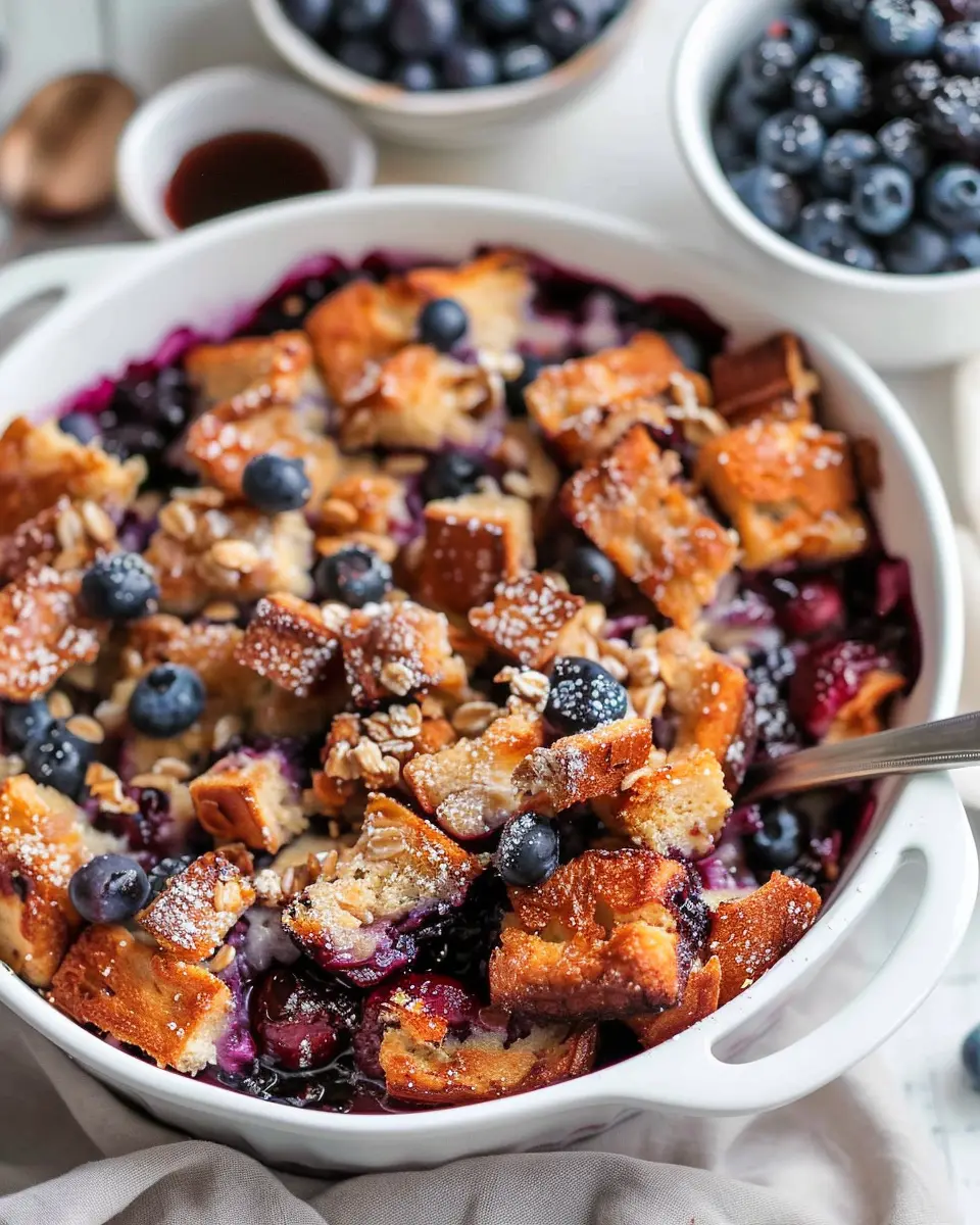 Blueberry French Toast Casserole: Easy and Indulgent Family Delight