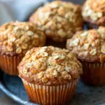 Maple Brown Sugar Oatmeal Muffins