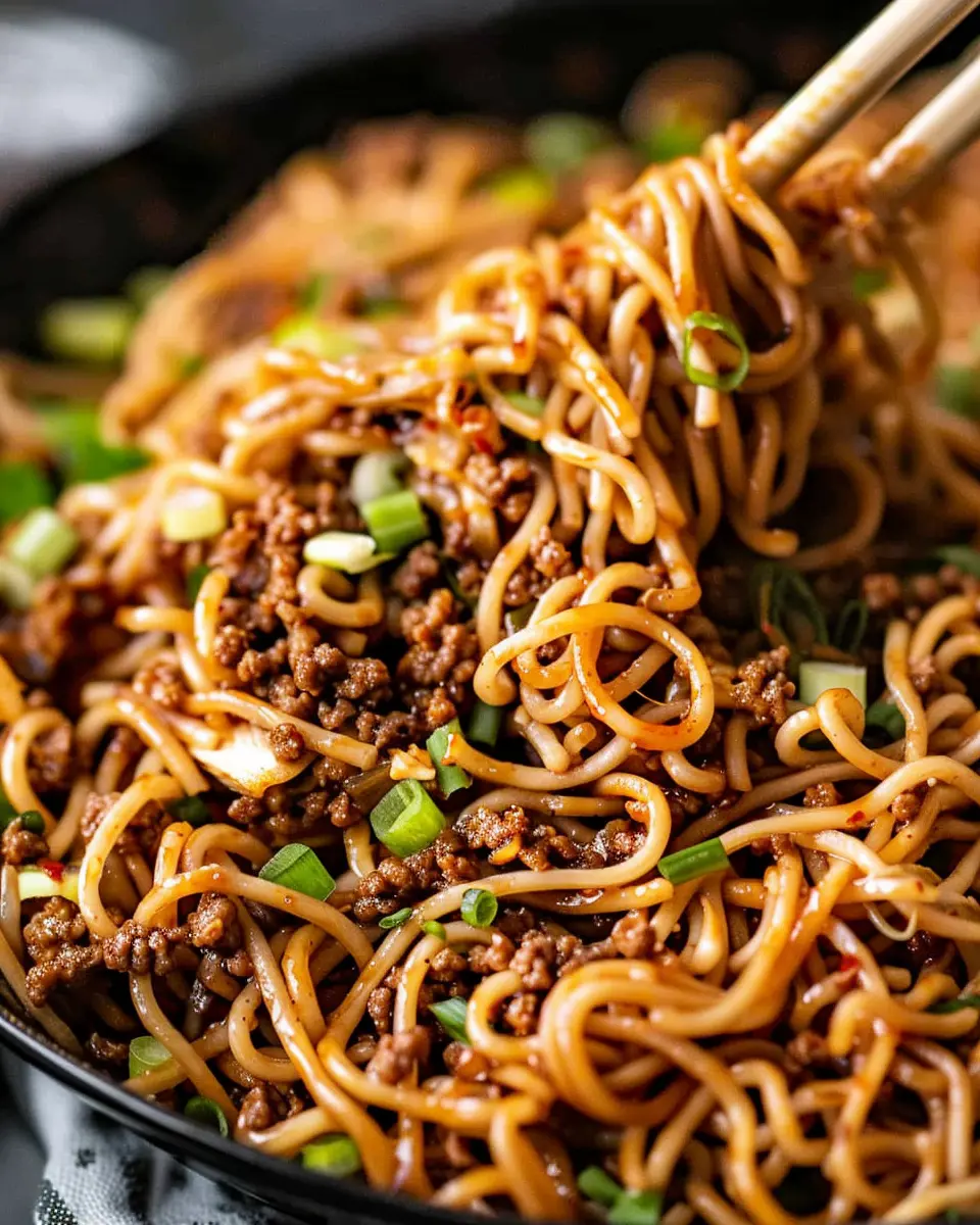 Asian Ground Beef Noodles: Easy Recipe for a Comforting Meal