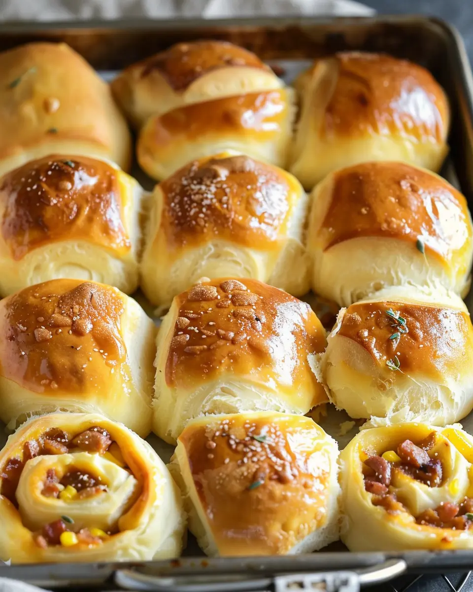 Breakfast Rolls: Indulgent Turkey Bacon &amp; Chicken Ham Delights