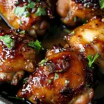 Glazed Soy Sauce Brown Sugar Chicken Thighs