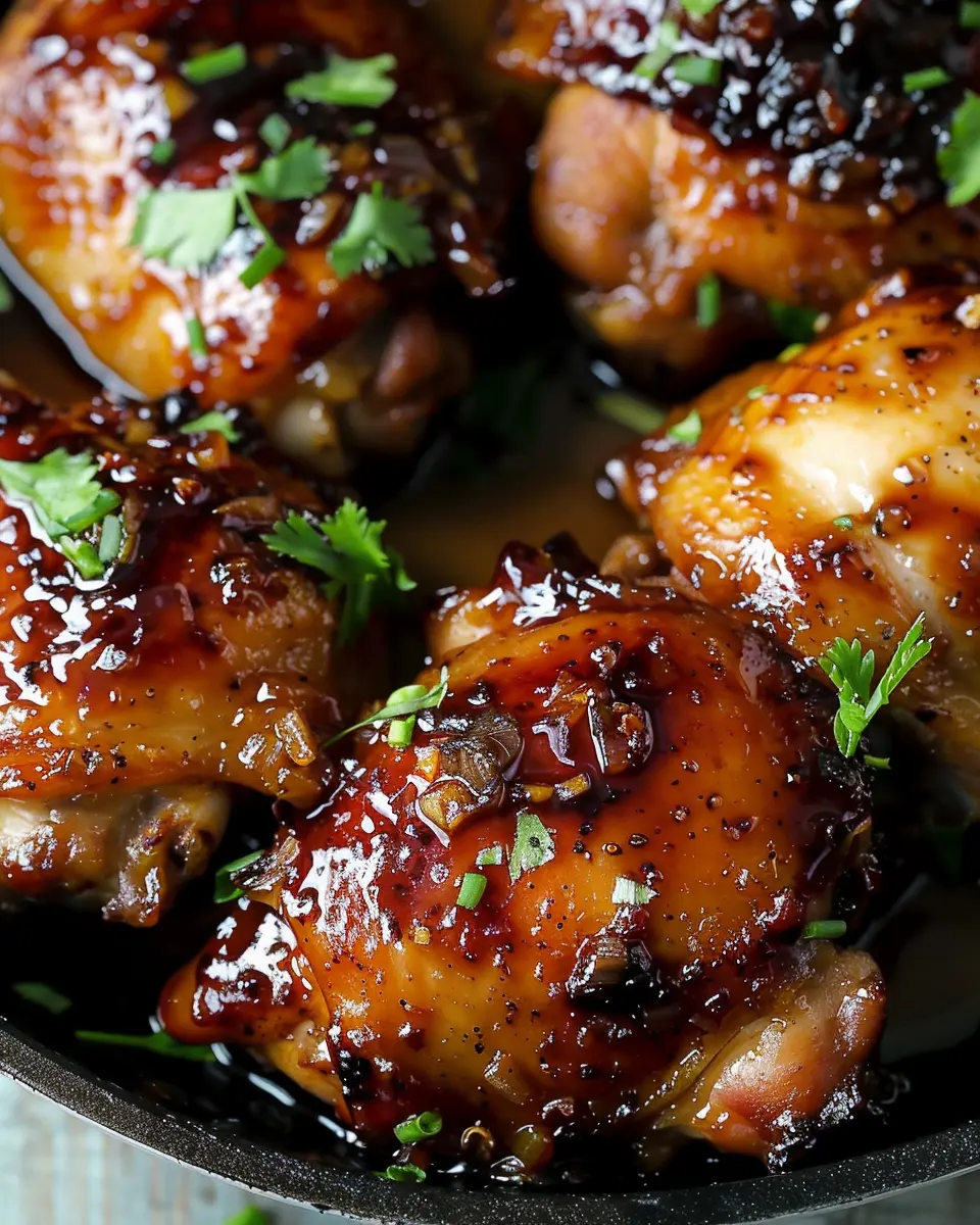 Glazed Soy Sauce Brown Sugar Chicken Thighs: Easy Weeknight Delight