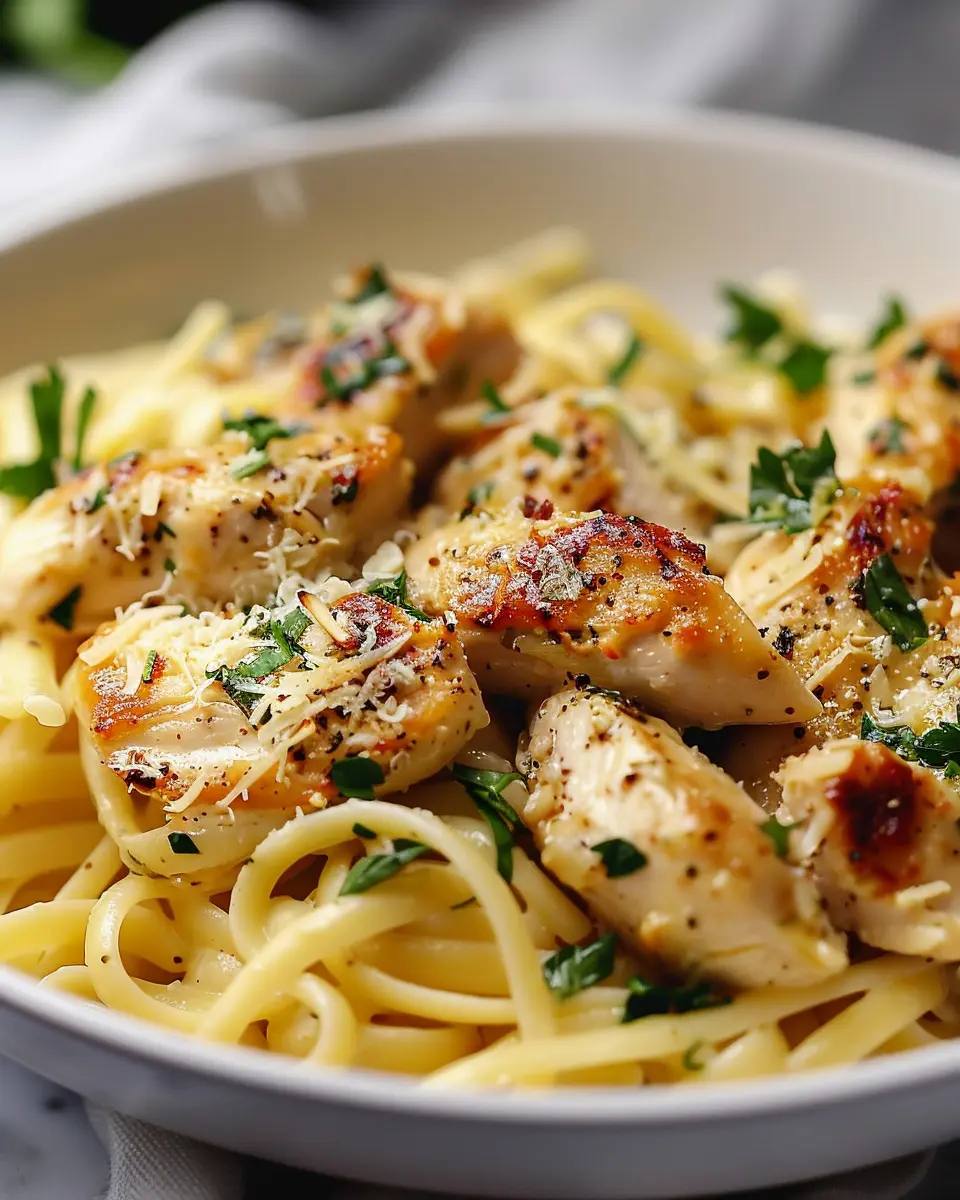 Healthy Garlic Parmesan Chicken Pasta: A Quick and Delicious Meal