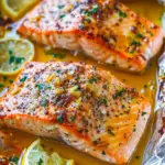 Sheet Pan Lemon Garlic Butter Salmon
