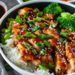 The Best Teriyaki Chicken Rice Bowl