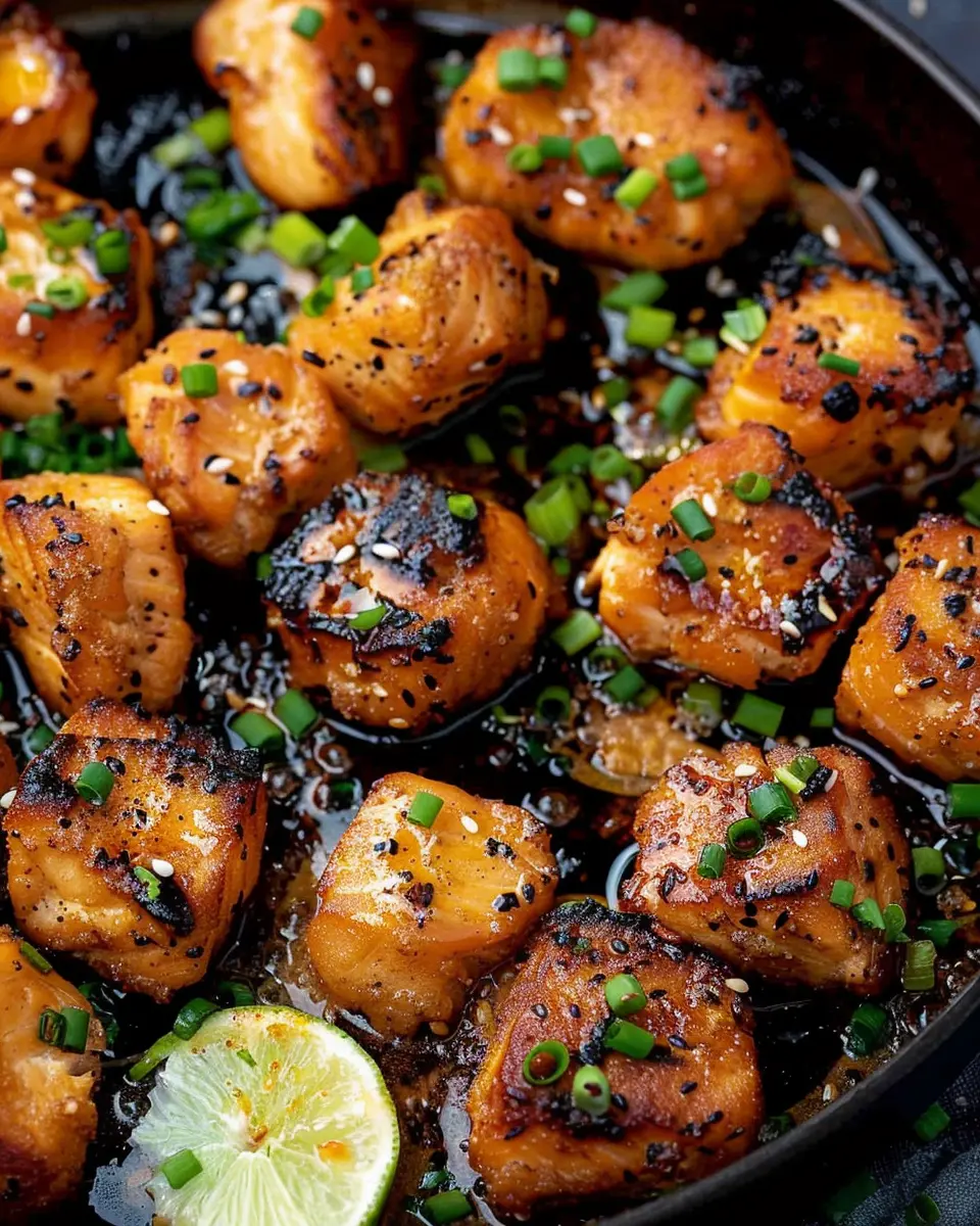 Air Fryer Bang Bang Salmon Bites: Easy, Flavor-Packed Delight