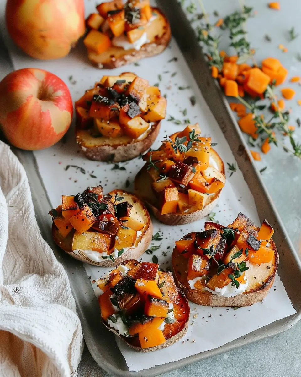 Butternut and Apple Bruschetta: A Delicious Twist on Tradition