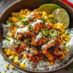 Street Corn Chicken Rice Bowl