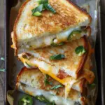 Roasted Jalapeno Popper Grilled Cheese