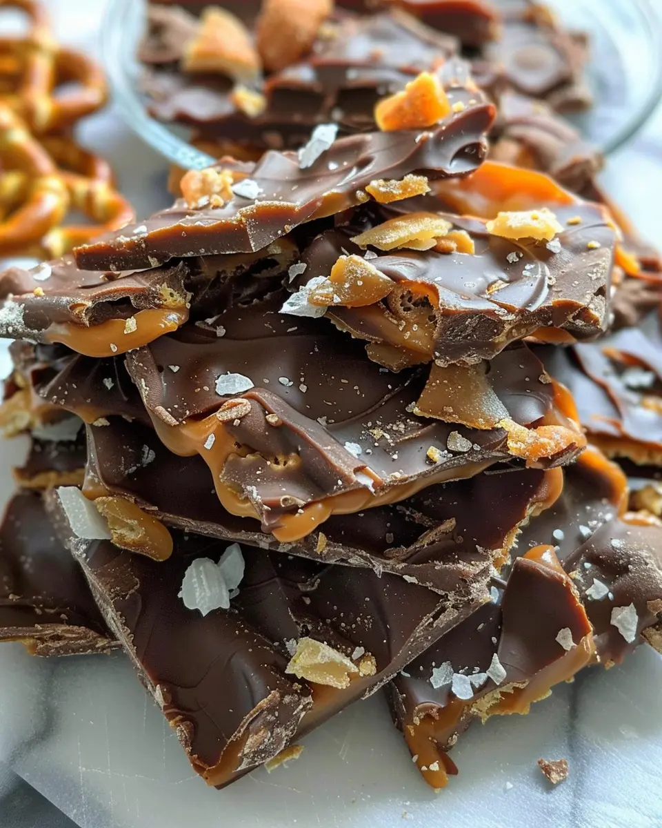 Salted Caramel Pretzel Bark: Indulgent Treat for Sweet Cravings