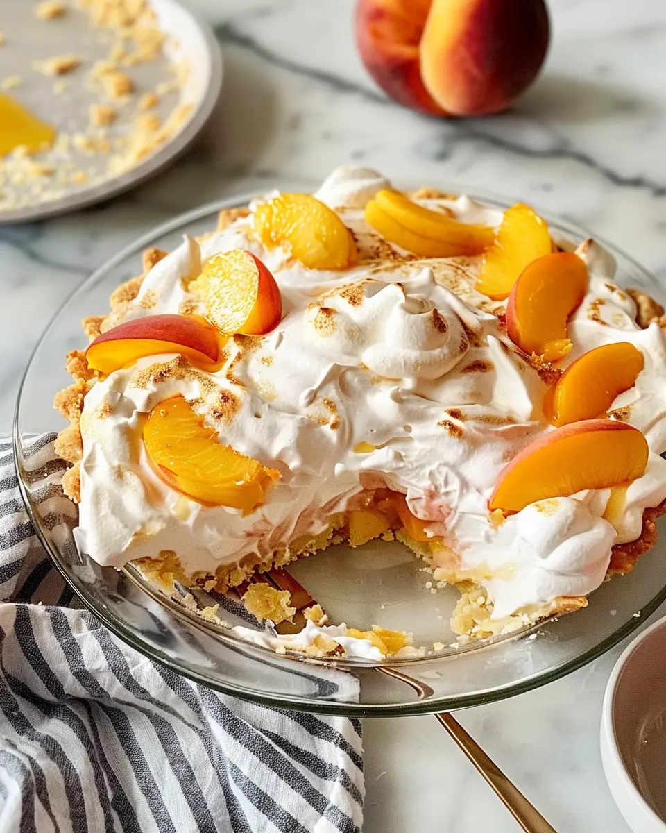 Peach Chiffon Pie: The Best Easy Dessert for Summer Gatherings