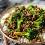 Ground Beef and Broccoli Stir Fry