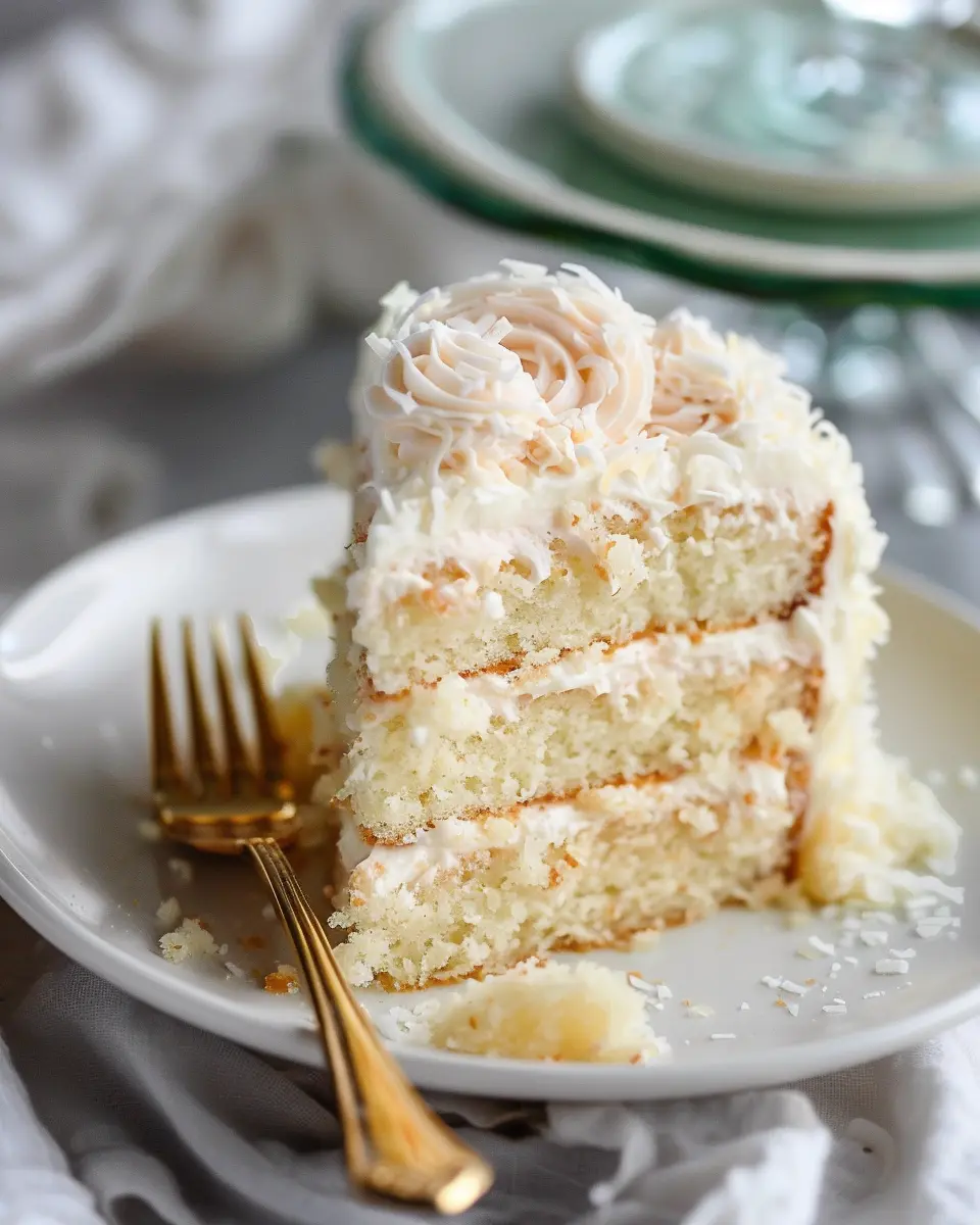 Fluffy Moist Coconut Cake: The Best Homemade Delight for Any Occasion
