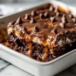 Chocolate Caramel Dump Cake