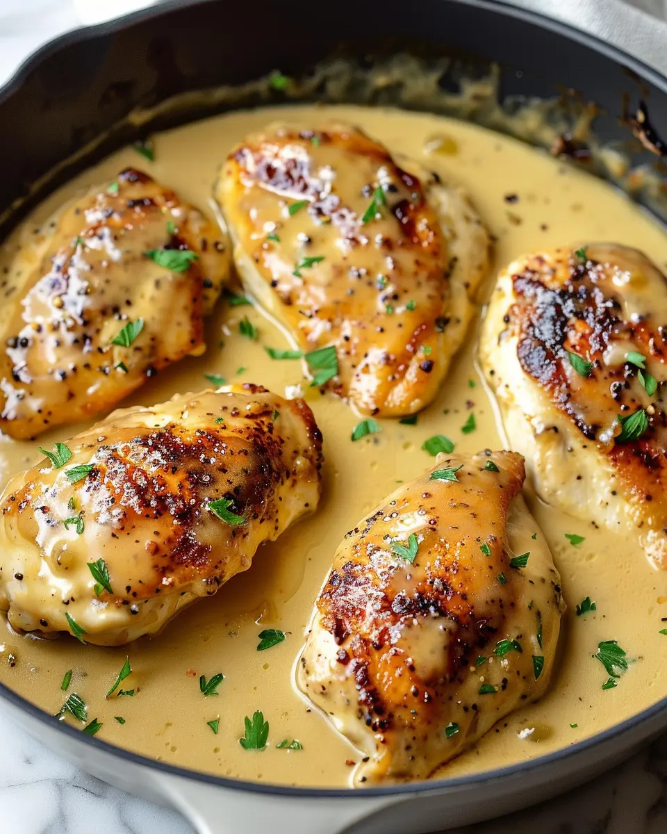 Creamy Honey Mustard Chicken: Easy Weeknight Delight with Turkey Bacon